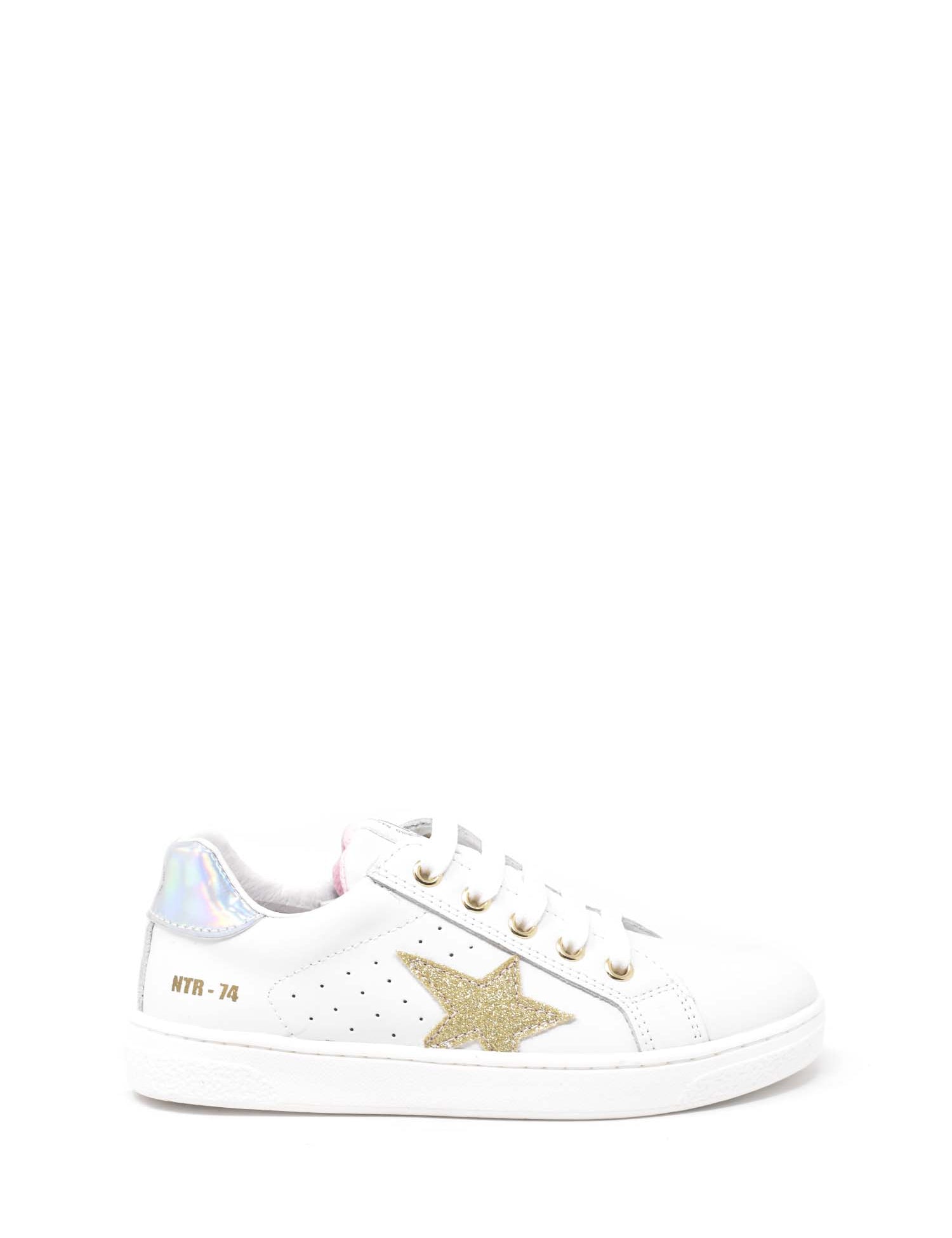 Sneakers Bianco Oro Naturino