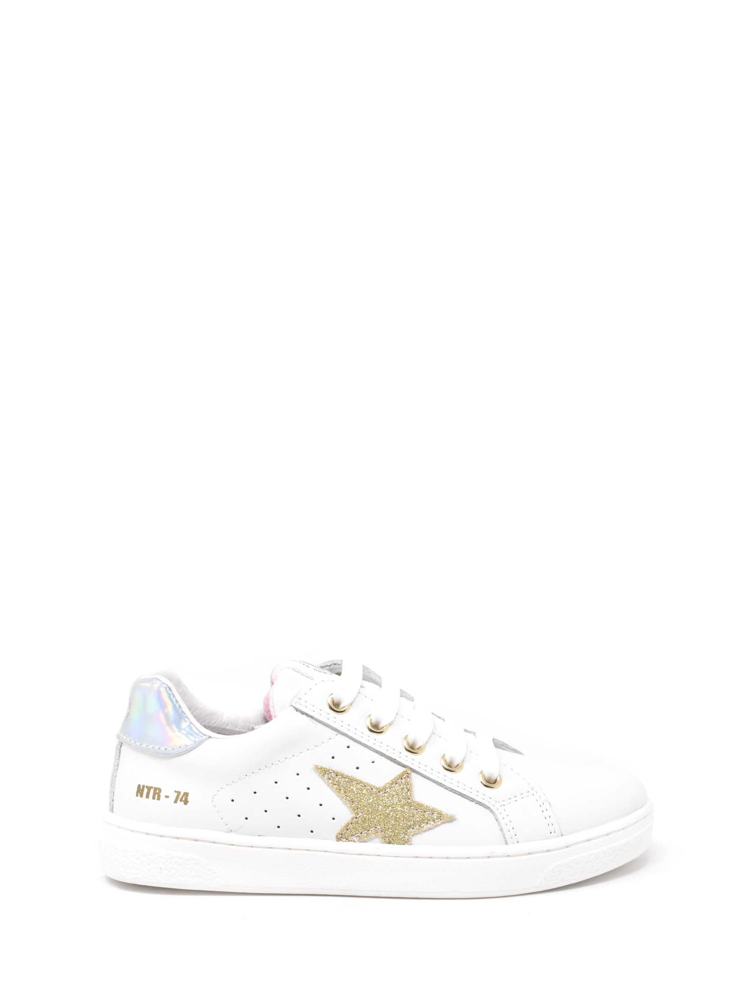 Sneakers Bianco Oro Naturino