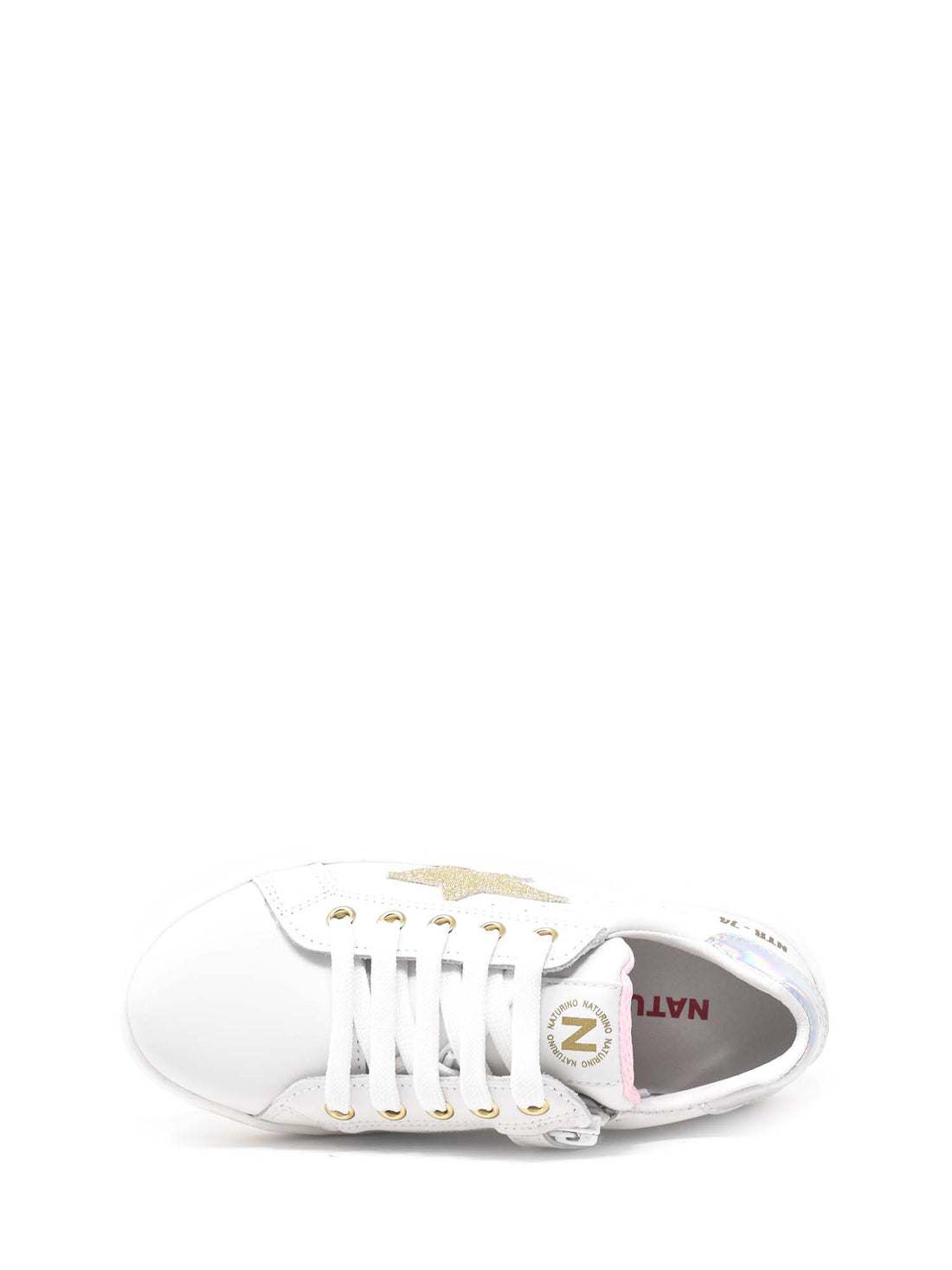 Sneakers Bianco Oro Naturino
