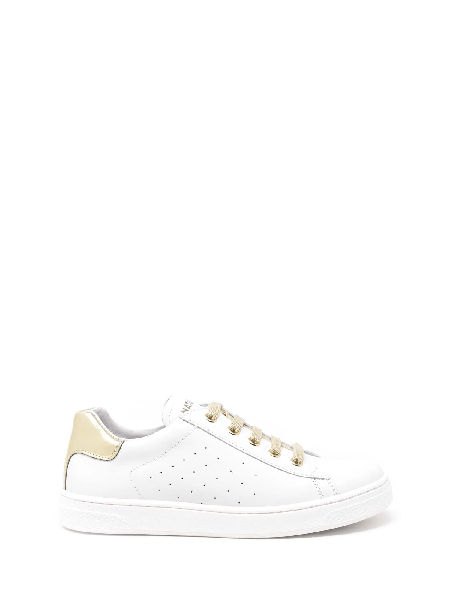 Sneakers Bianco Oro Naturino