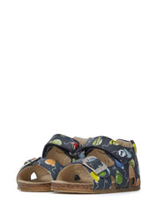 Sandali con strappi Blu Falcotto