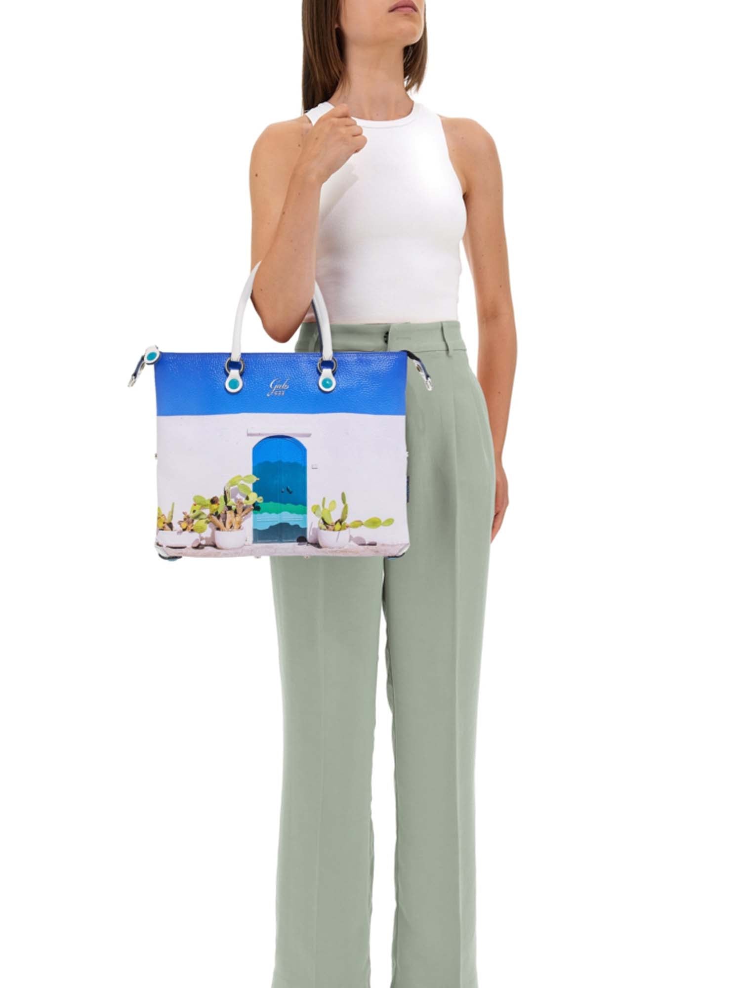 Borse a mano Bianco Celeste Gabs