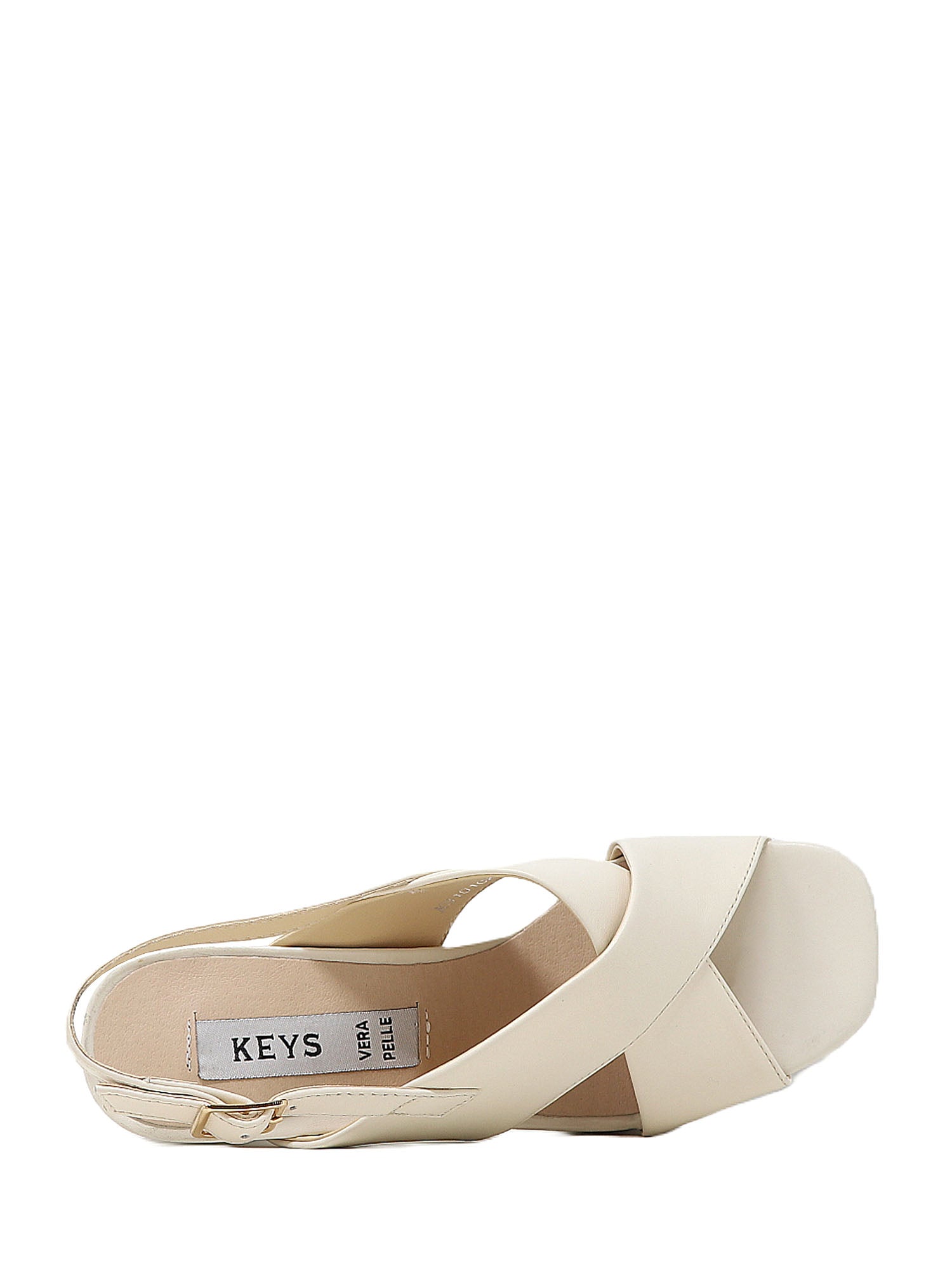 Sandali tacco Bianco Keys