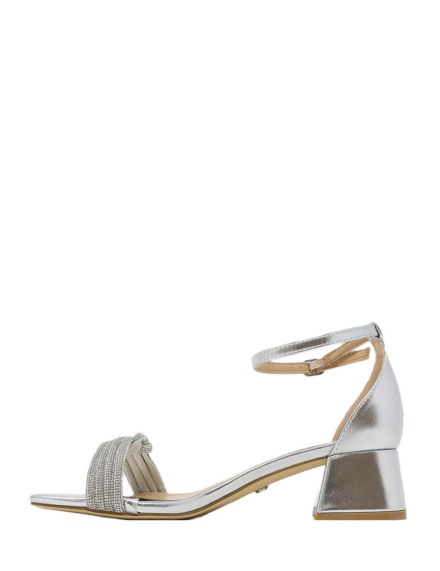 Sandali tacco Argentato Keys