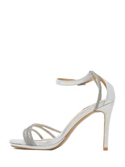 Sandali tacco Argentato Keys