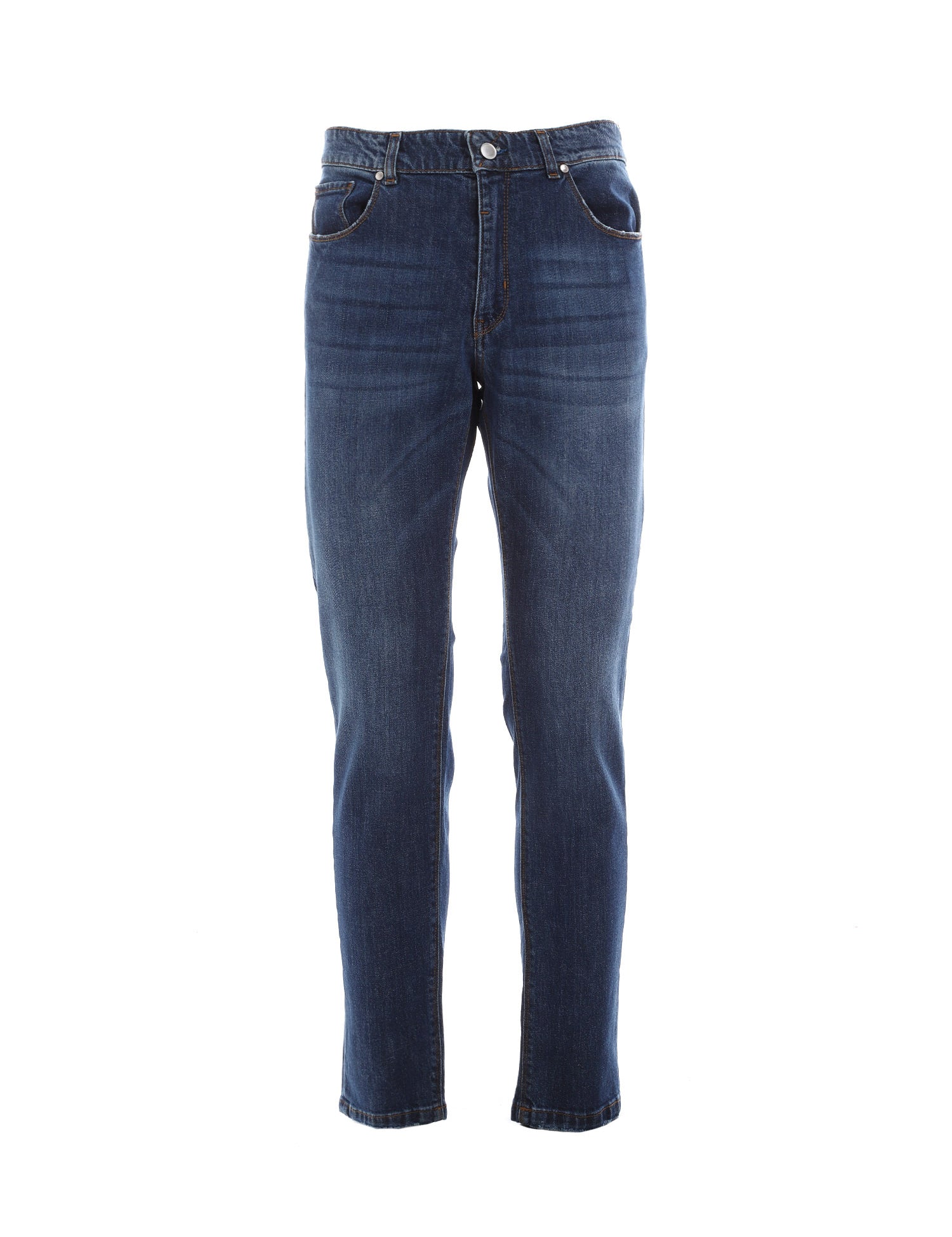 Jeans Blu Scuro Borgoni Milano