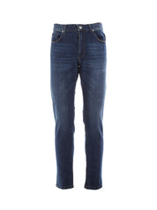 Jeans Blu Scuro Borgoni Milano
