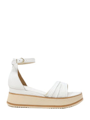 Sandali zeppa Bianco Keys