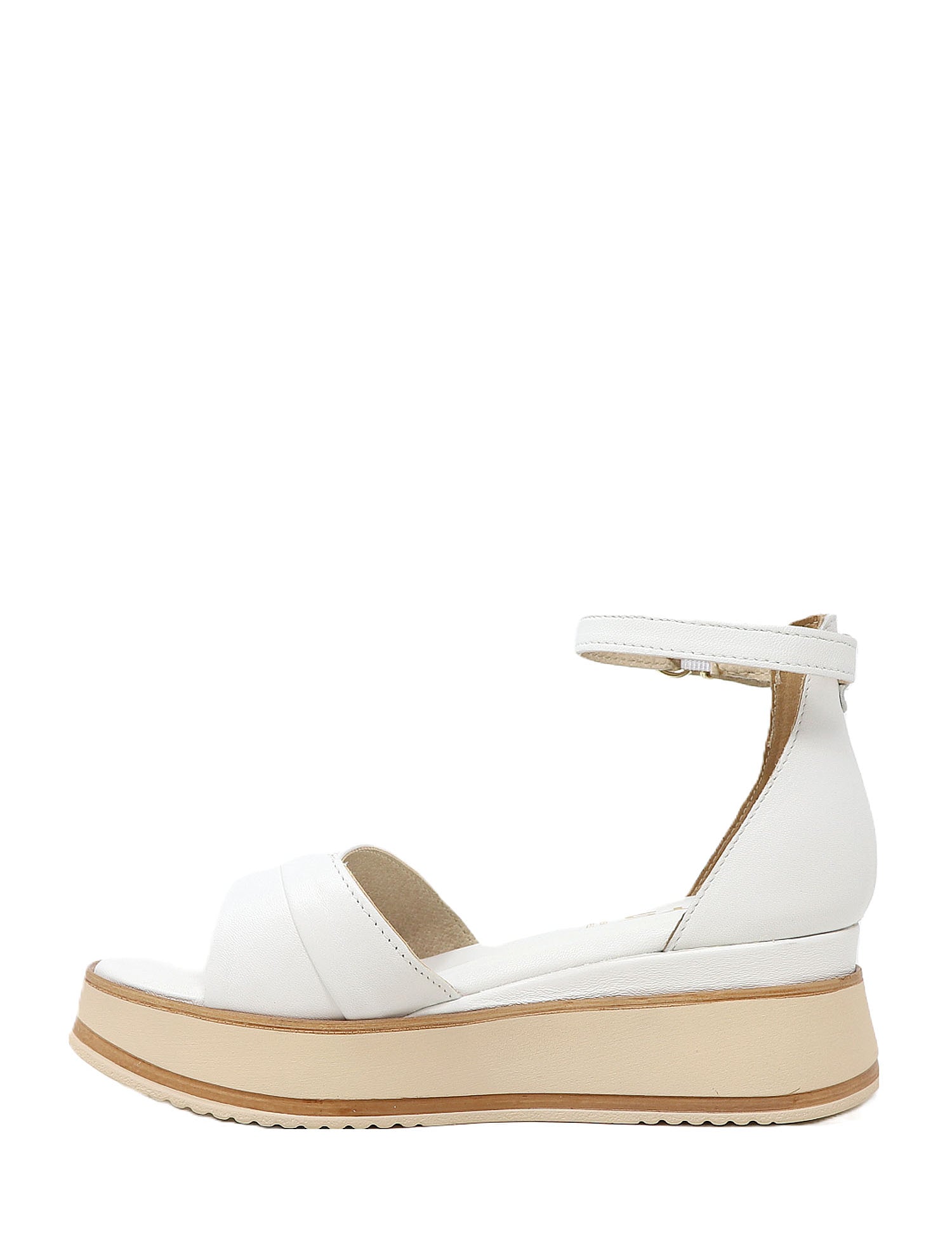 Sandali zeppa Bianco Keys