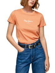 T-shirt Arancio Pepe Jeans