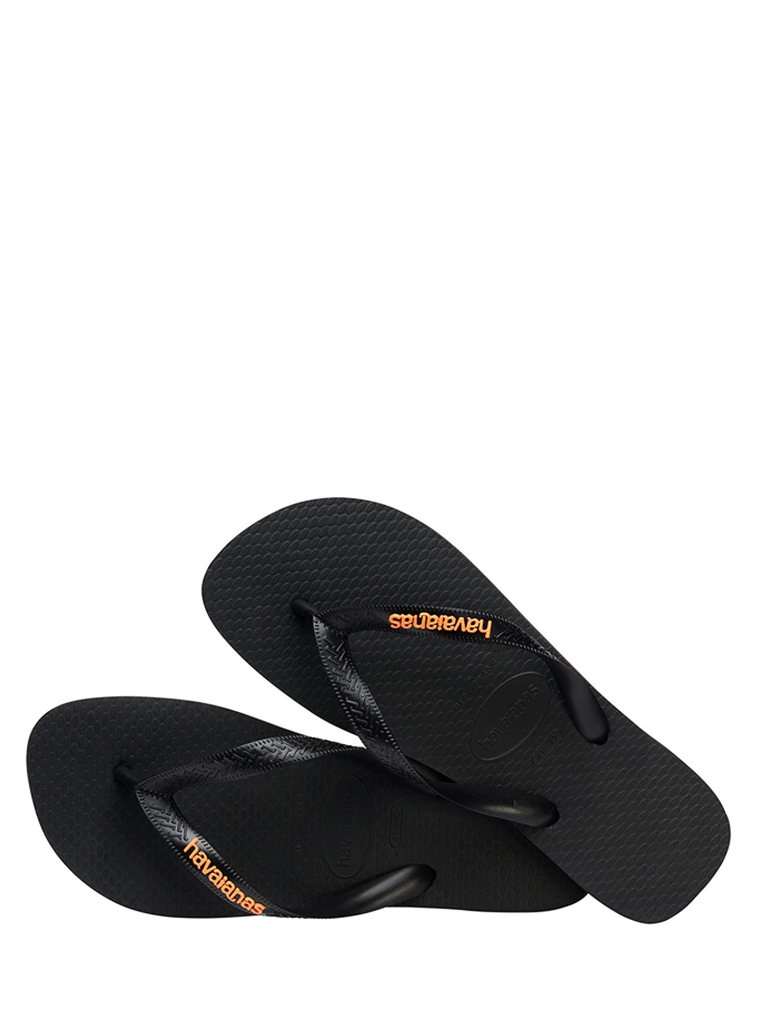 Infradito Nero Arancione Havaianas