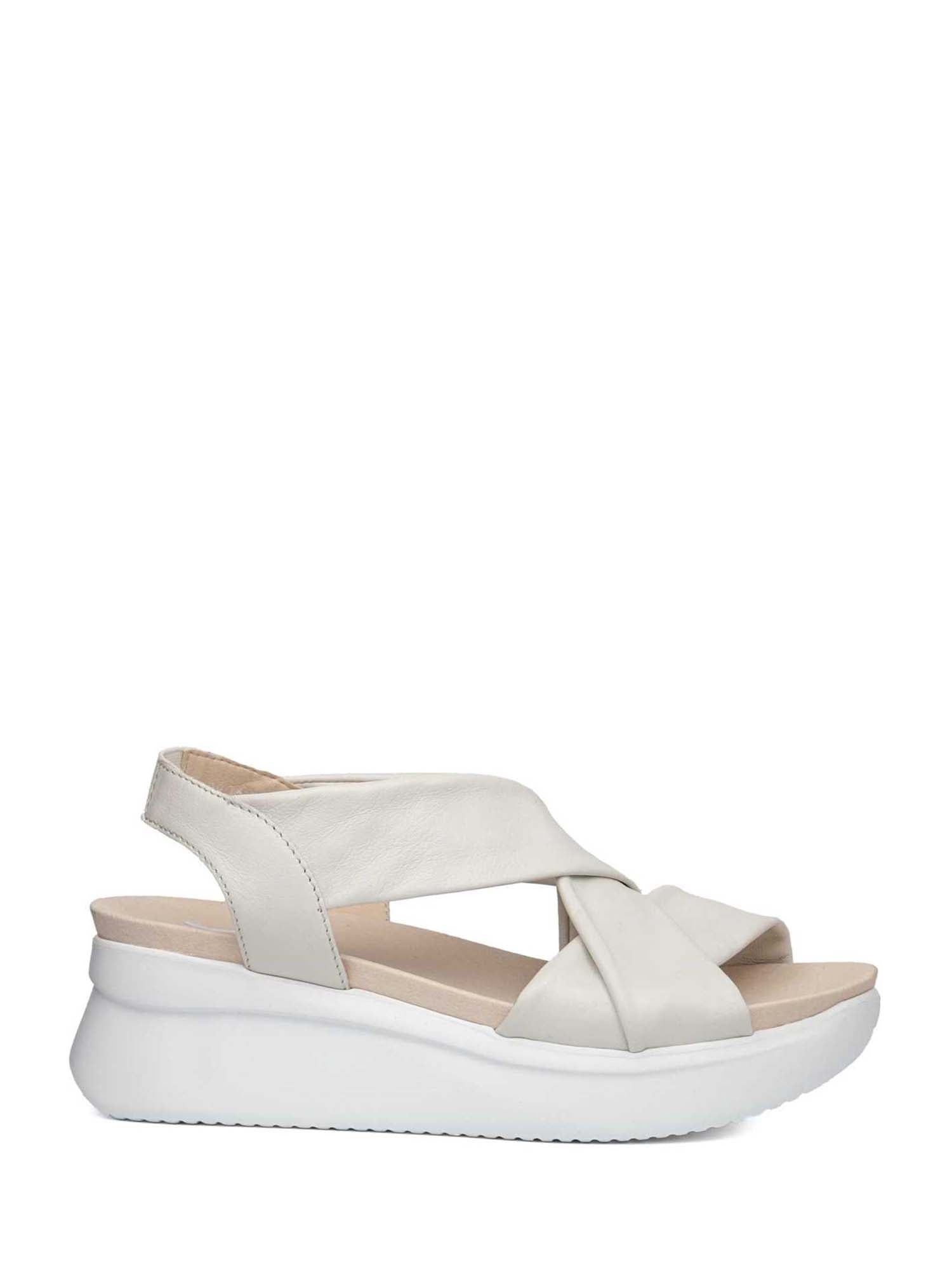 Sandali zeppa Bianco Callaghan