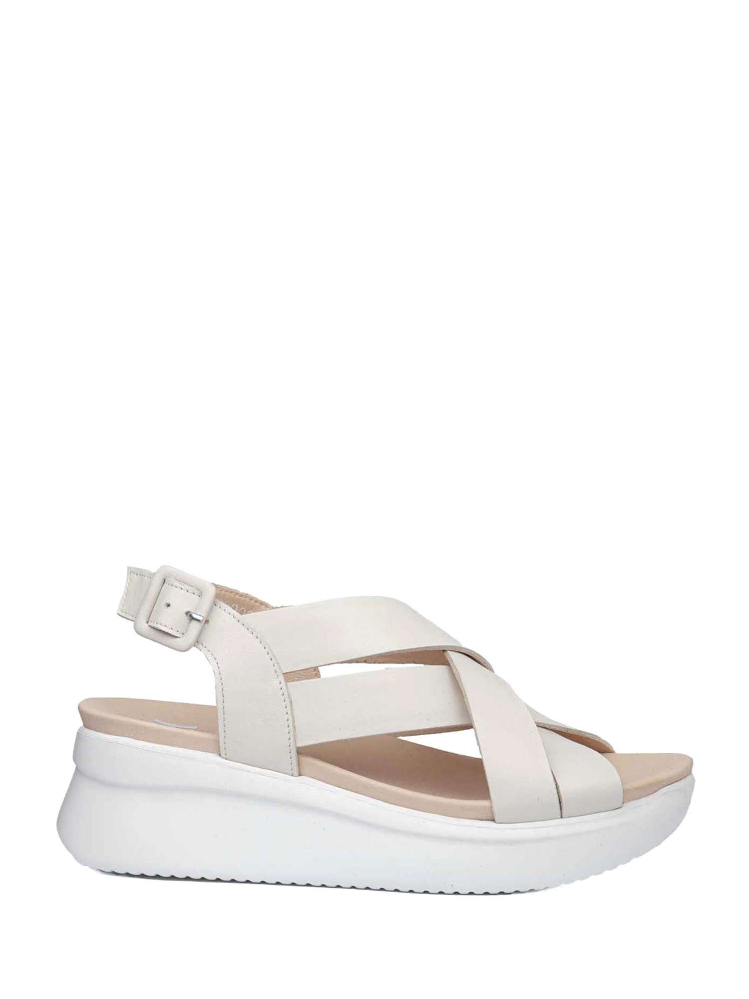 Sandali zeppa Bianco Callaghan