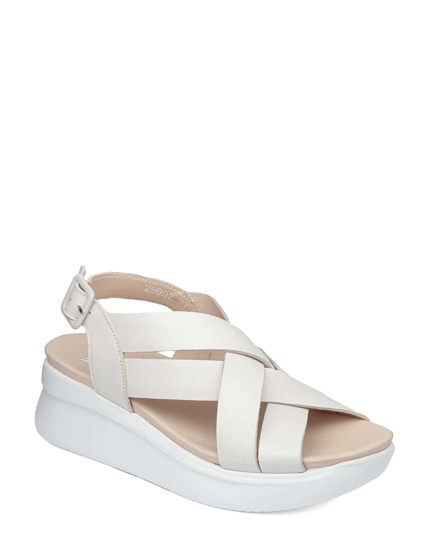 Sandali zeppa Bianco Callaghan