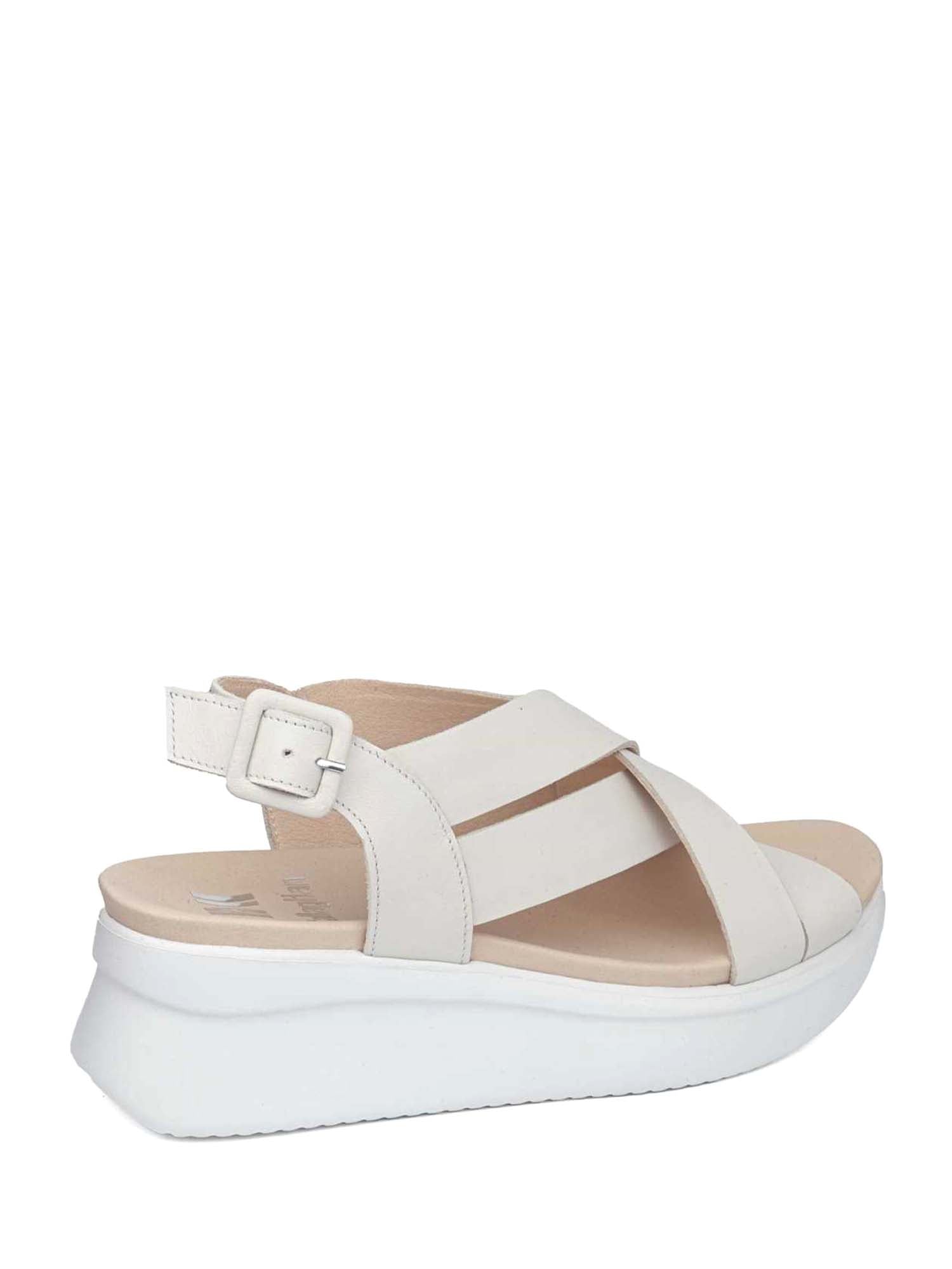 Sandali zeppa Bianco Callaghan