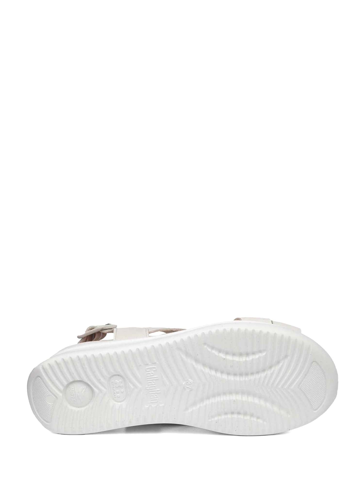 Sandali zeppa Bianco Callaghan