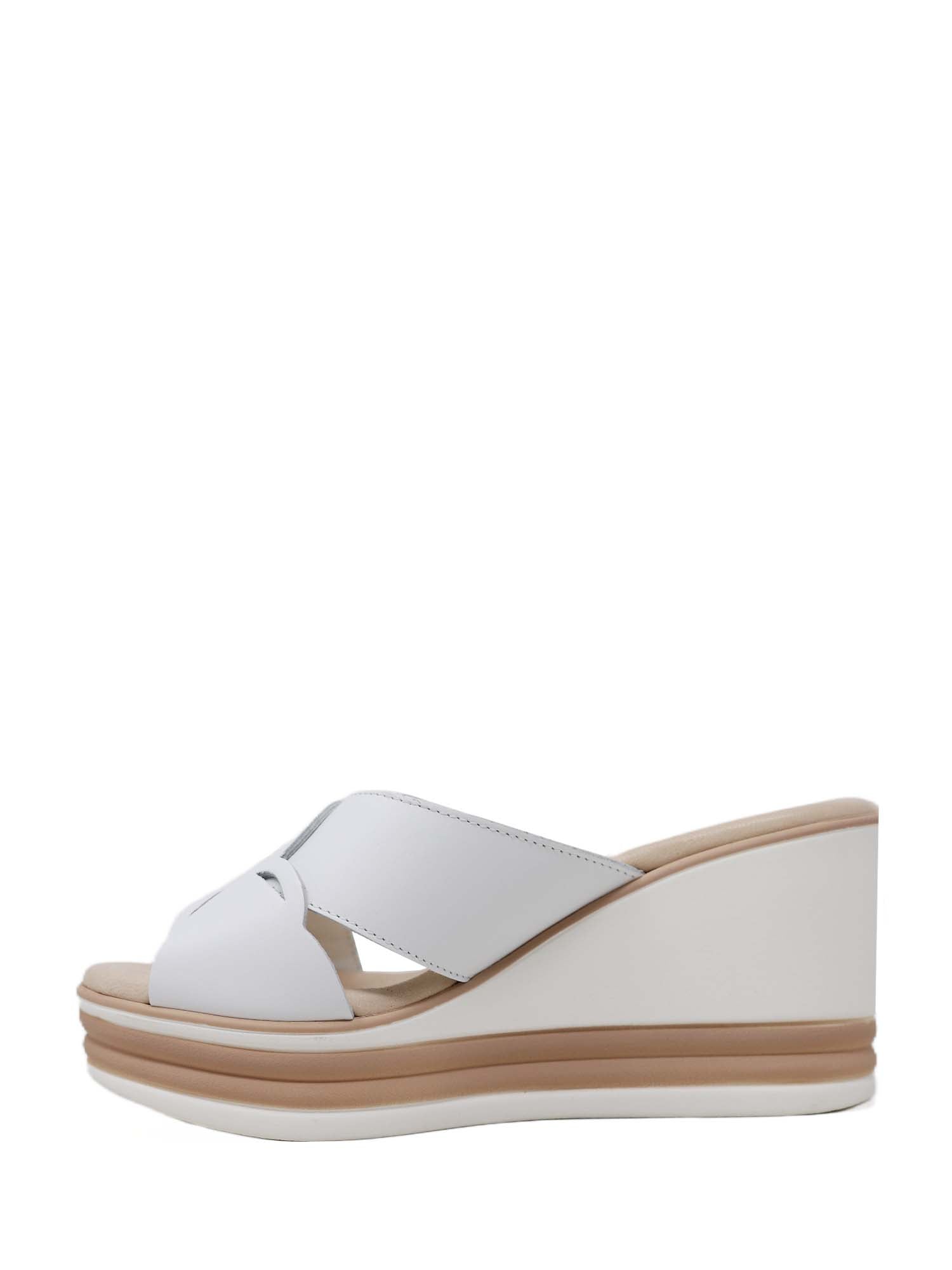 Sandali zeppa Bianco Susimoda