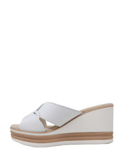 Sandali zeppa Bianco Susimoda