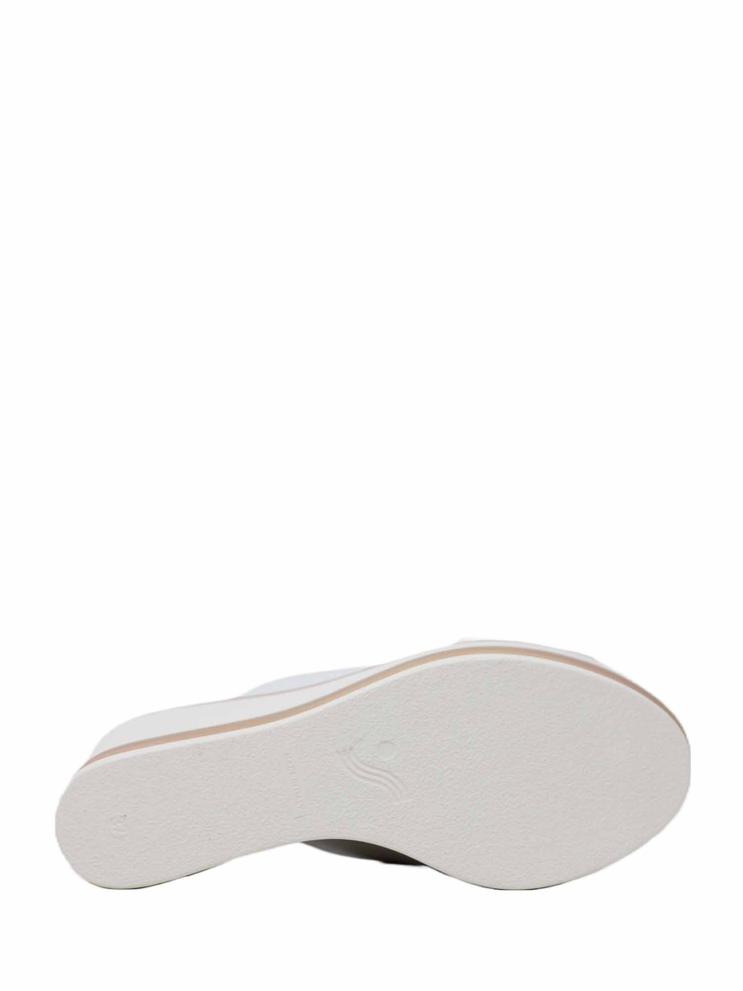 Sandali zeppa Bianco Susimoda