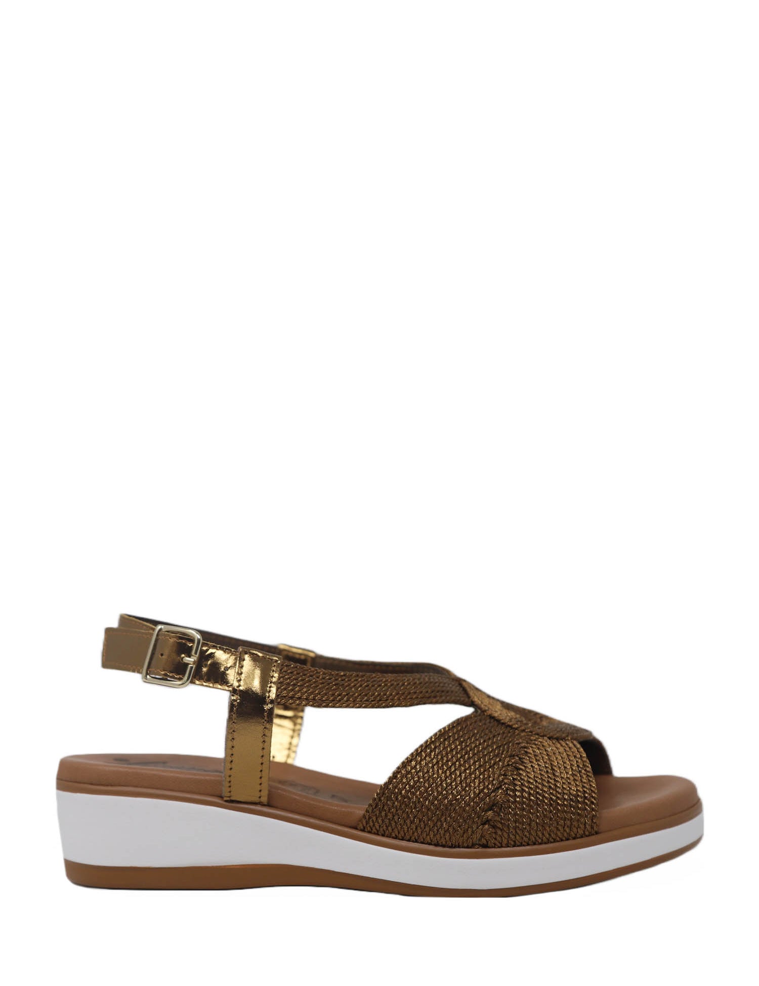 Sandali Zeppa Marrone Susimoda