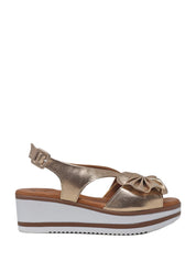 Sandali zeppa Marrone Susimoda