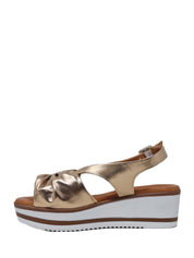 Sandali zeppa Marrone Susimoda