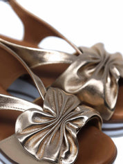 Sandali zeppa Marrone Susimoda