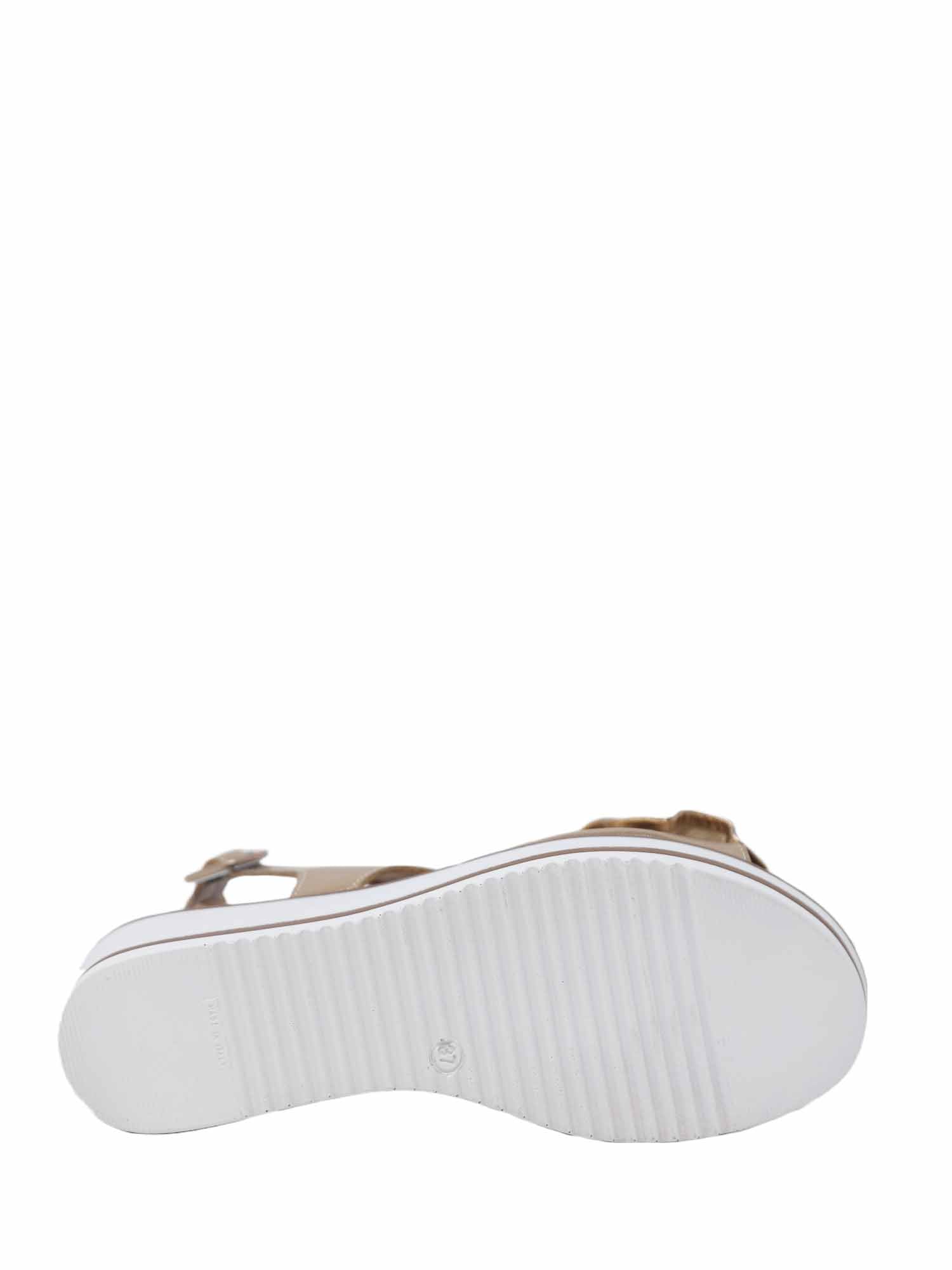 Sandali zeppa Marrone Susimoda