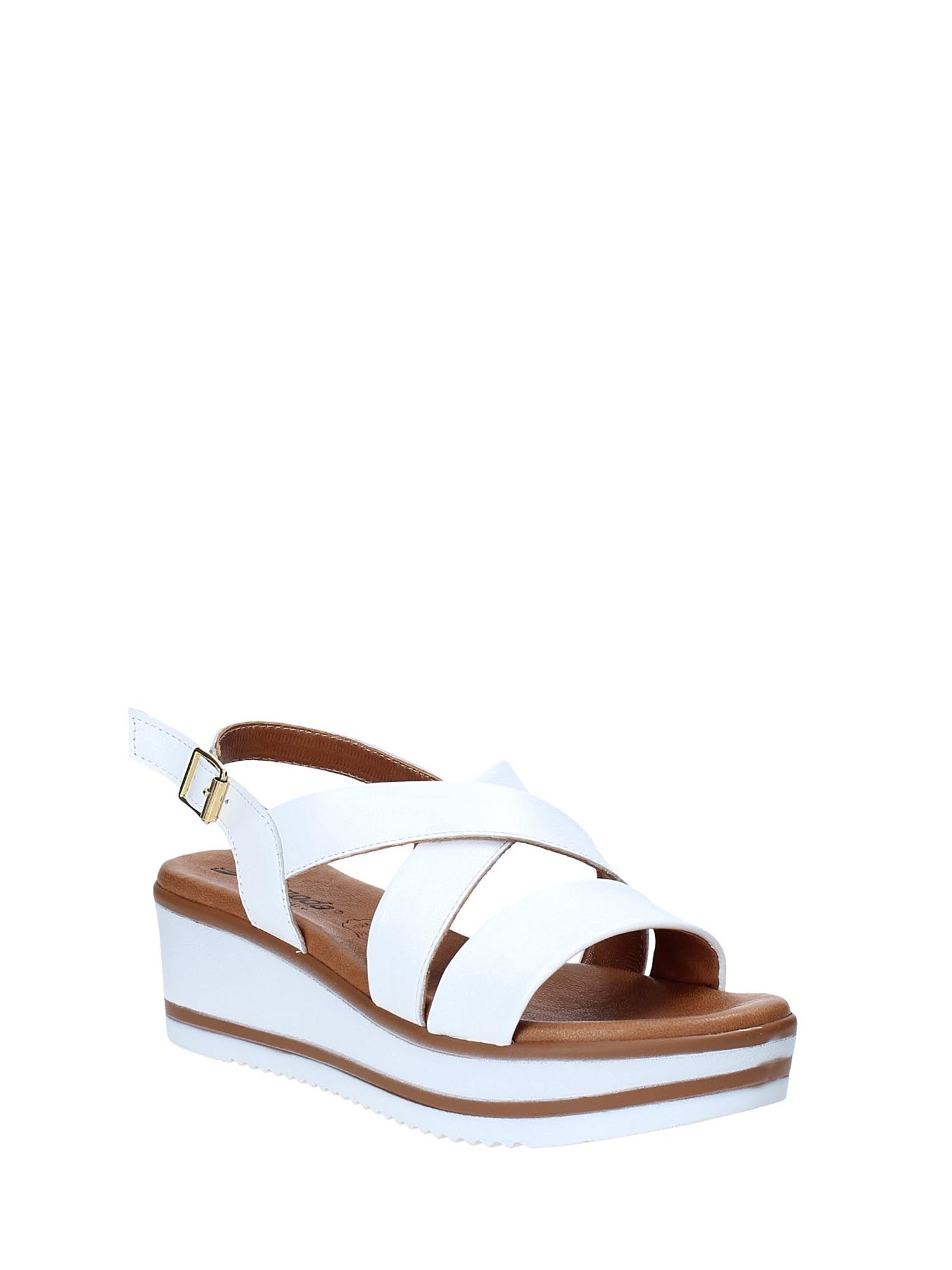 Sandali zeppa Bianco Susimoda