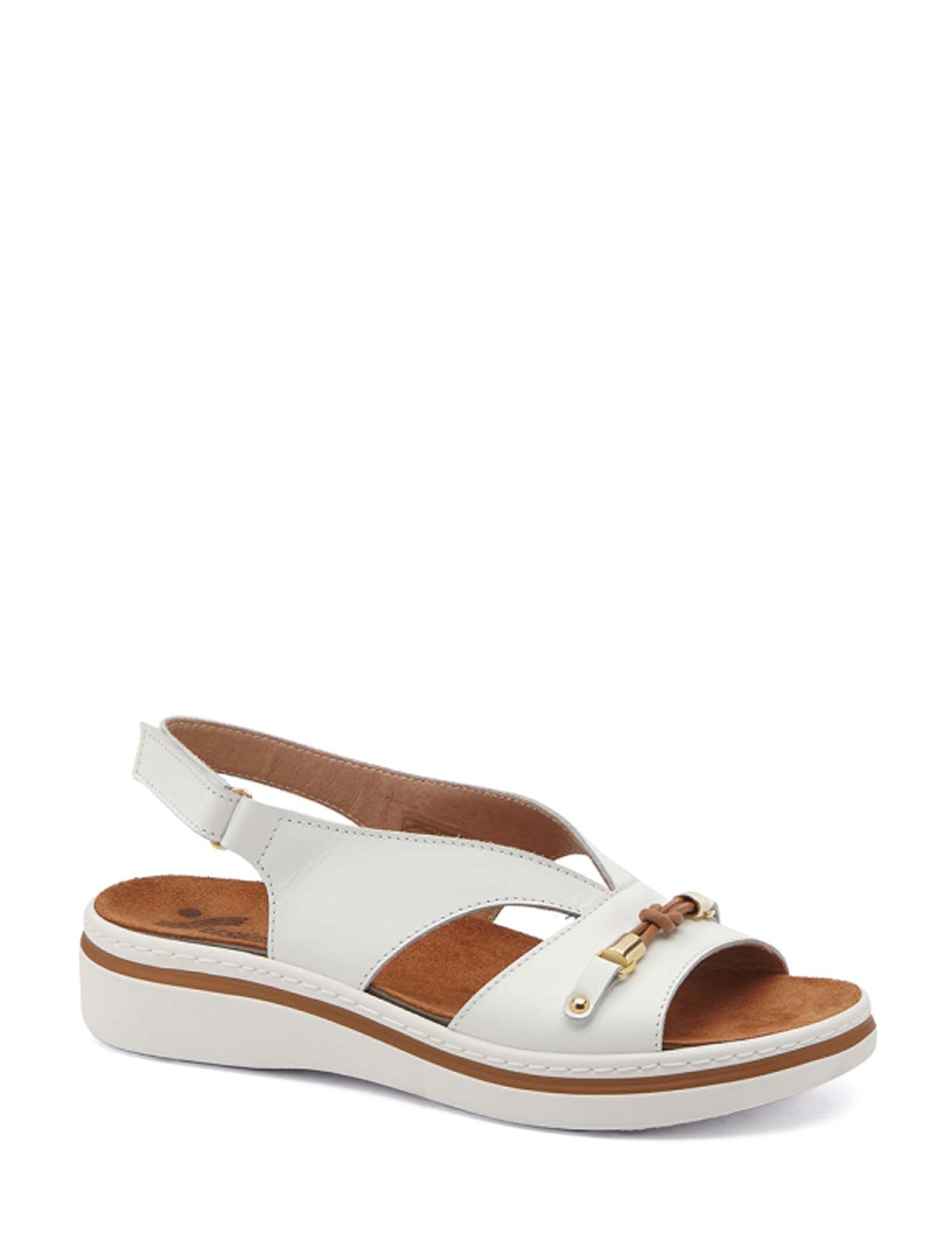 Sandali zeppa Bianco Susimoda