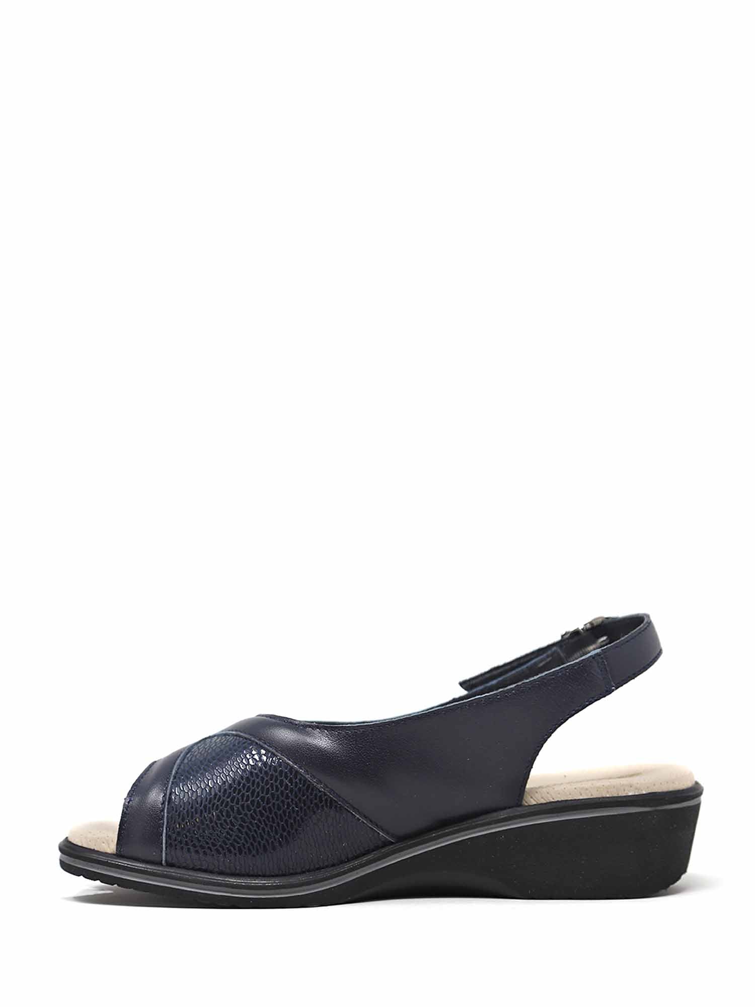 Sandali con strappi Blu Susimoda