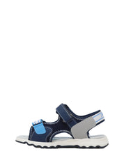 Sandali con strappi Blu Balducci