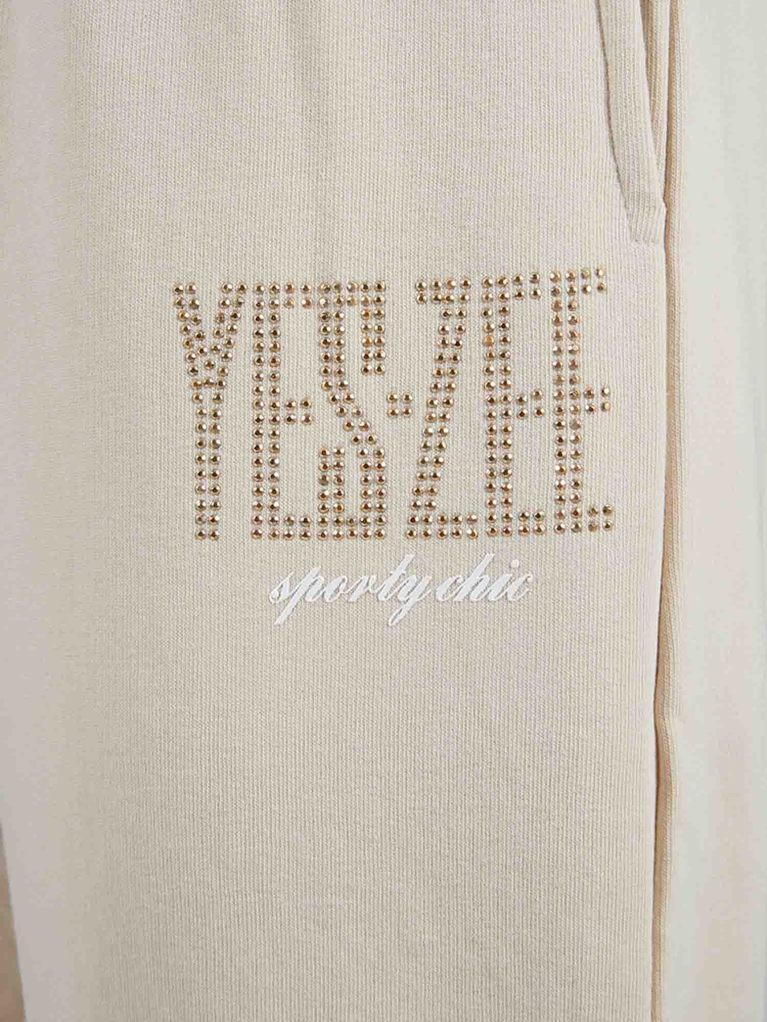 Pantaloni sportivi Beige Yes-zee