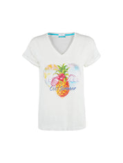 T-shirt Bianco Yes-zee