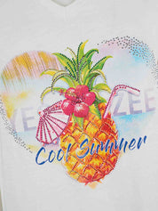 T-shirt Bianco Yes-zee