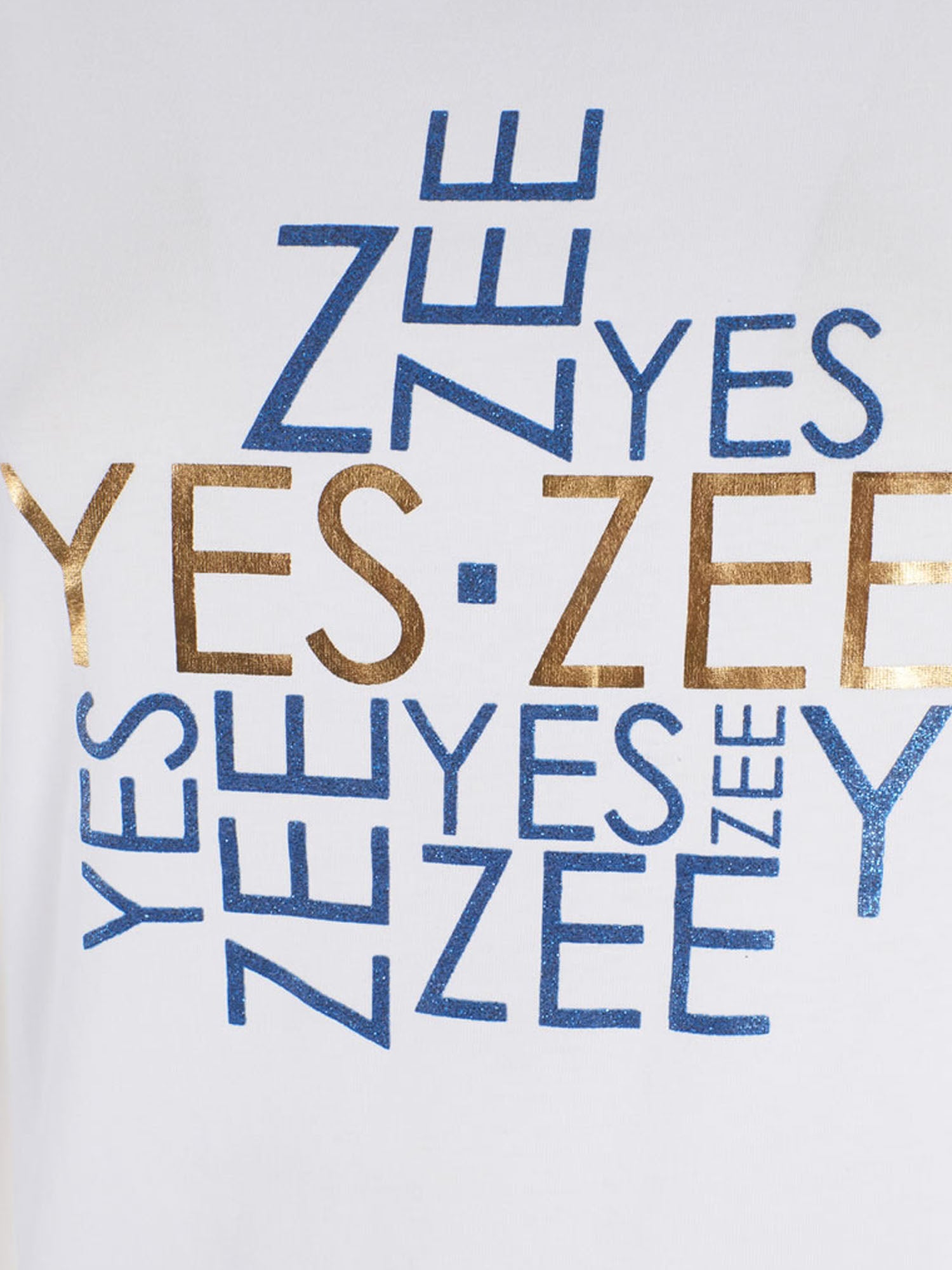 T-shirt Bianco Yes-zee