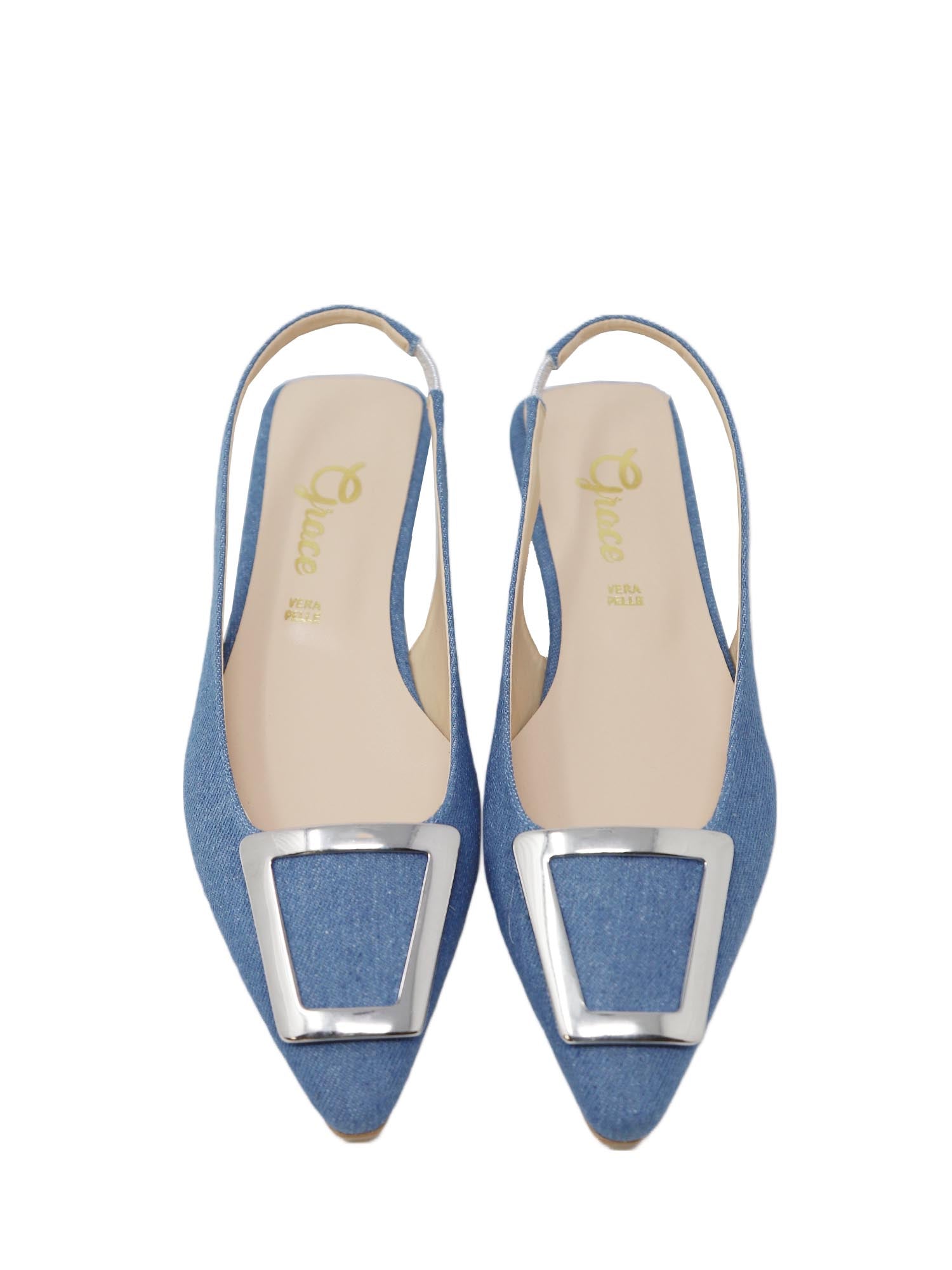 Ballerine Blu Grace Shoes
