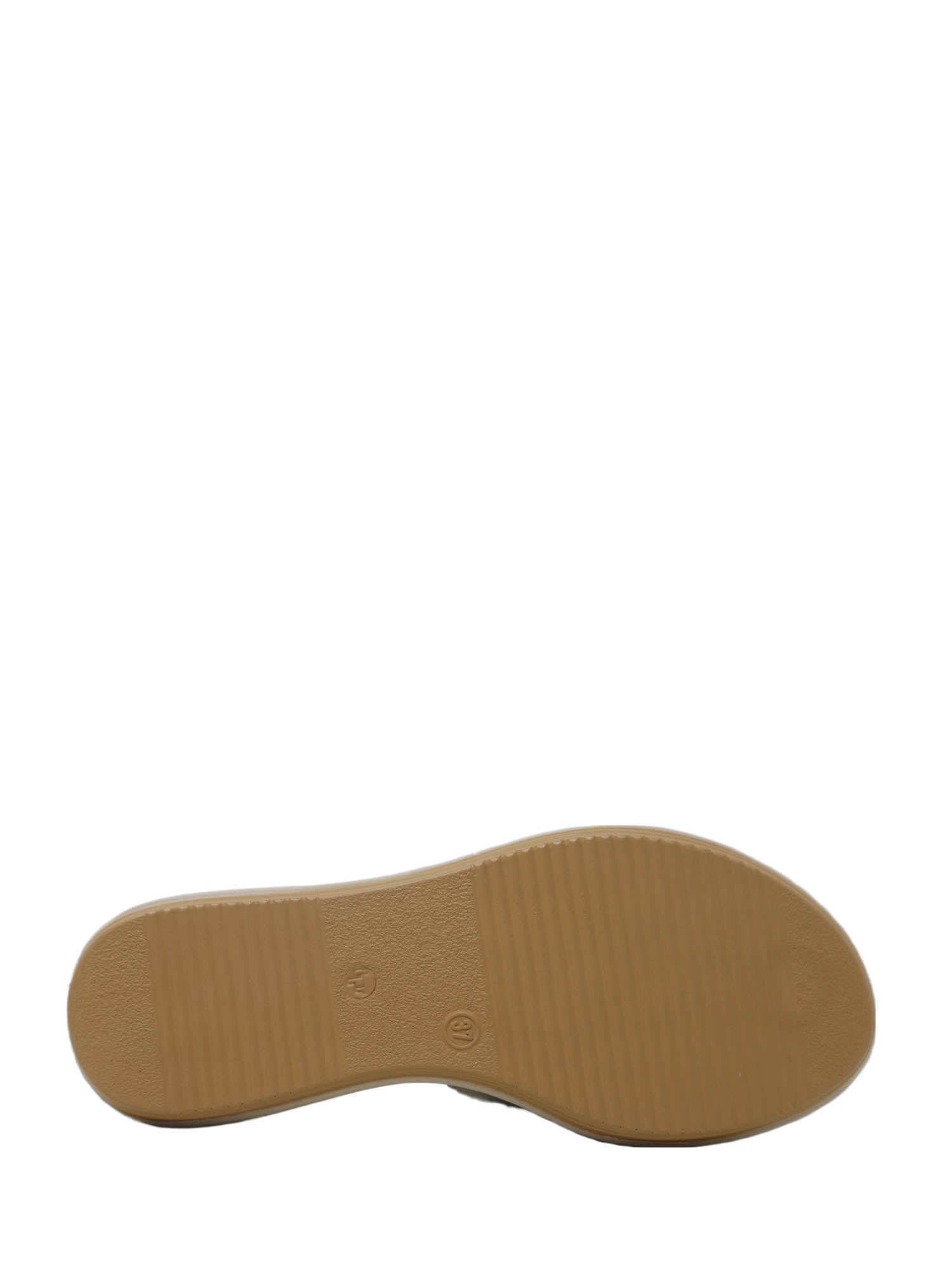 Sandali zeppa Platino Valleverde