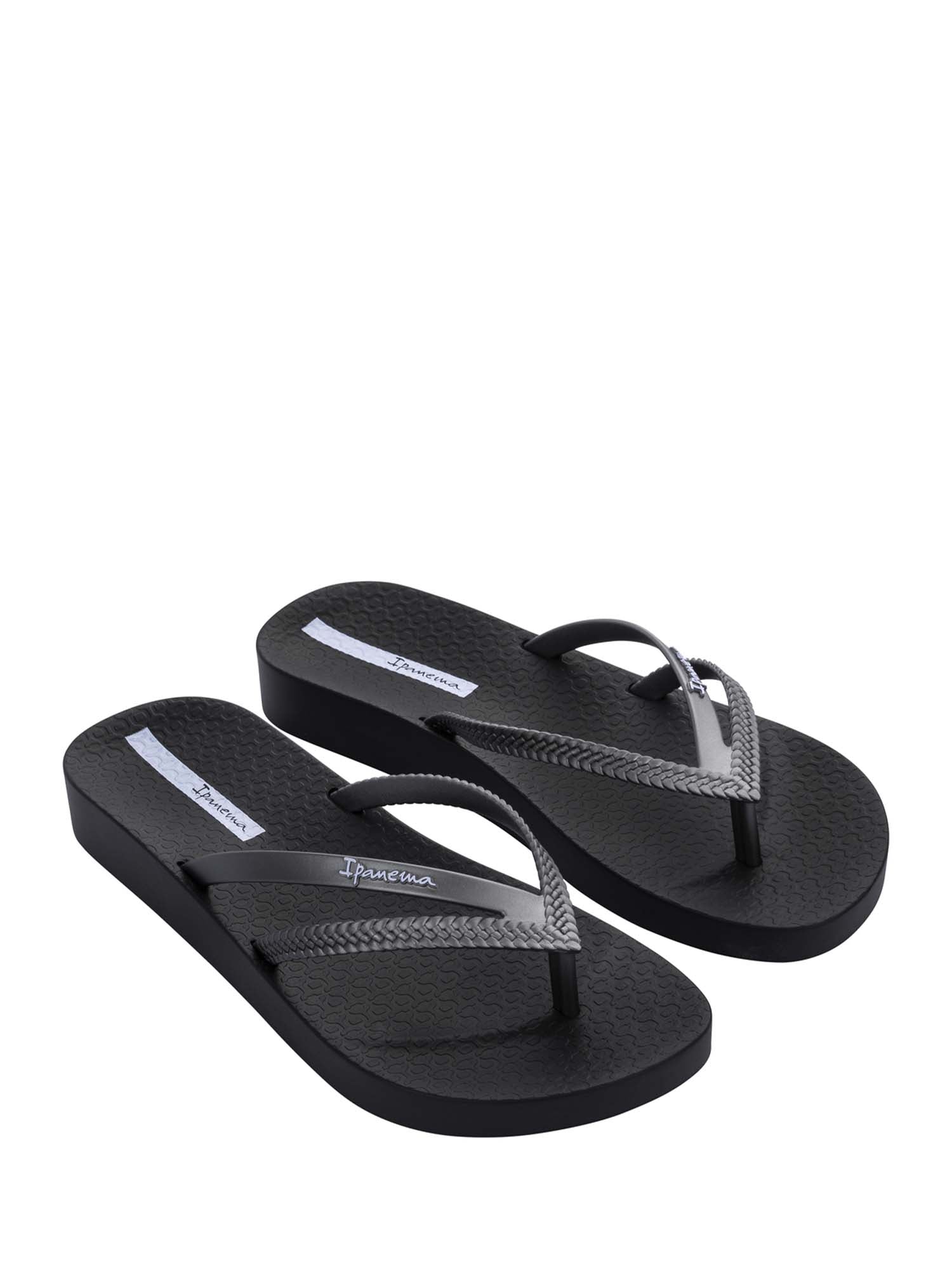 Infradito Nero Argento Ipanema