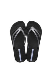 Infradito Nero Argento Ipanema