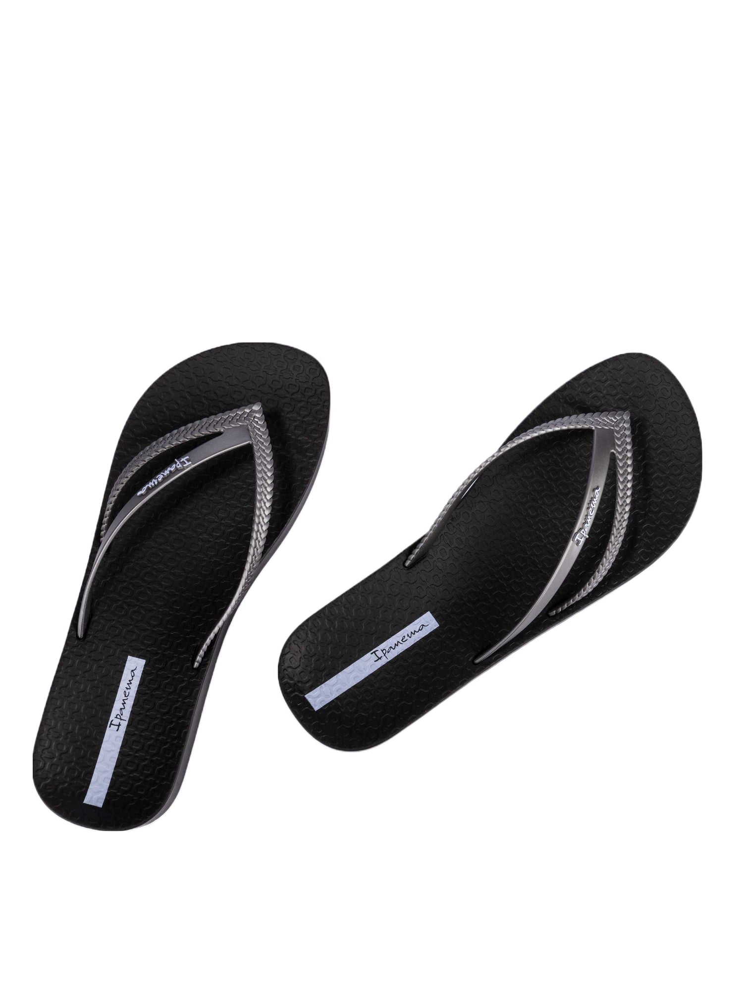 Infradito Nero Argento Ipanema