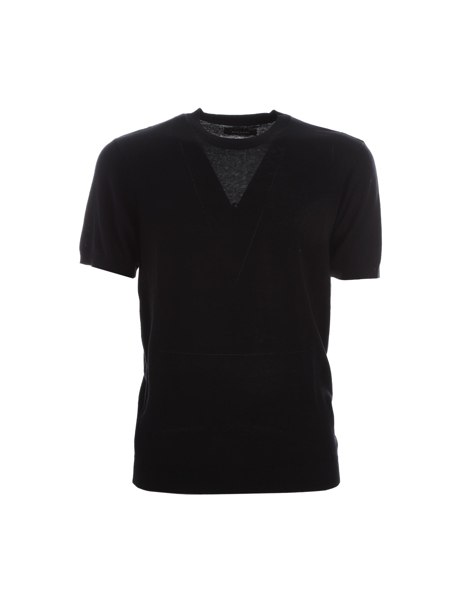 T-shirt Nero Borgoni Milano