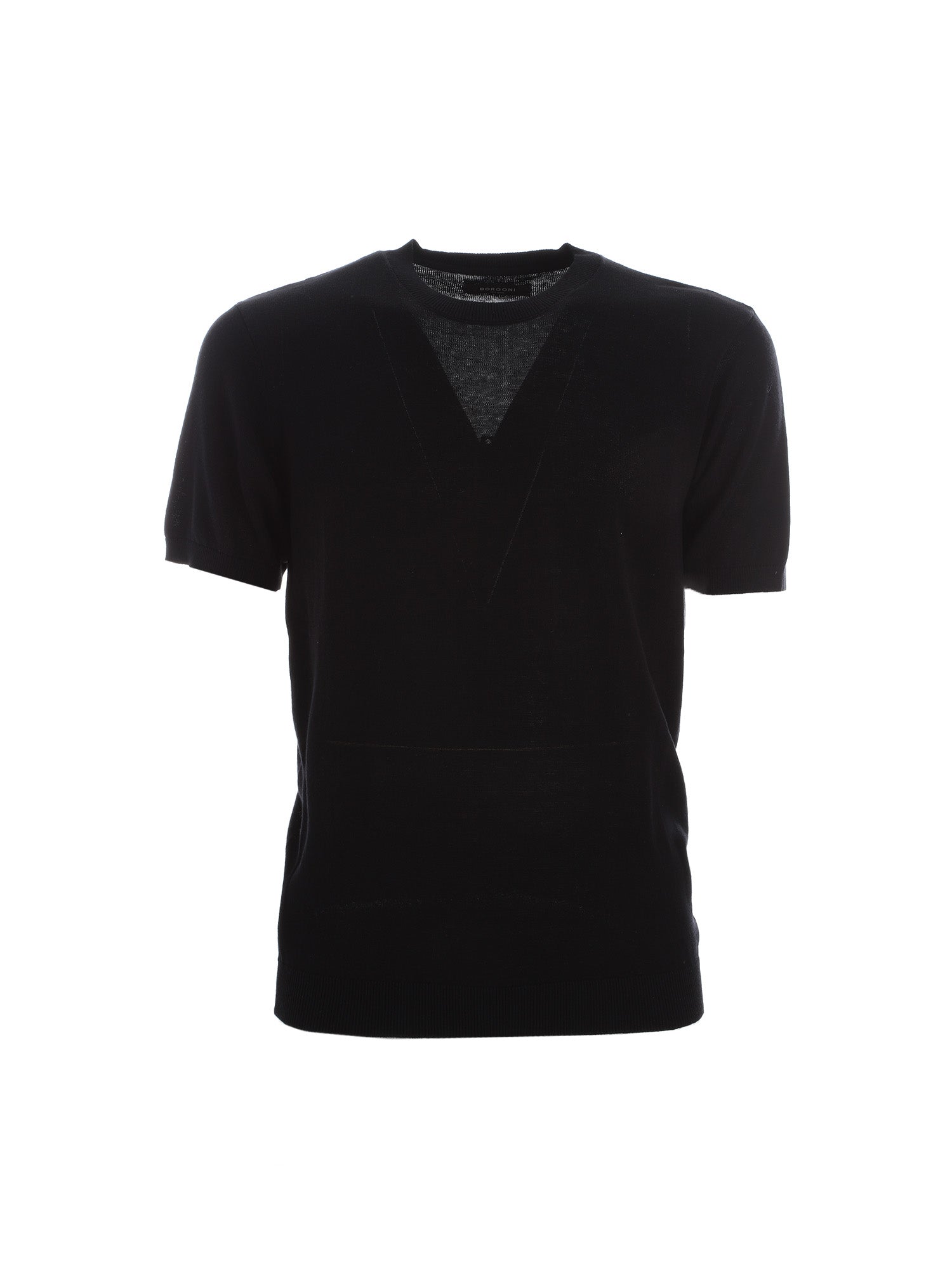 T-shirt Nero Borgoni Milano