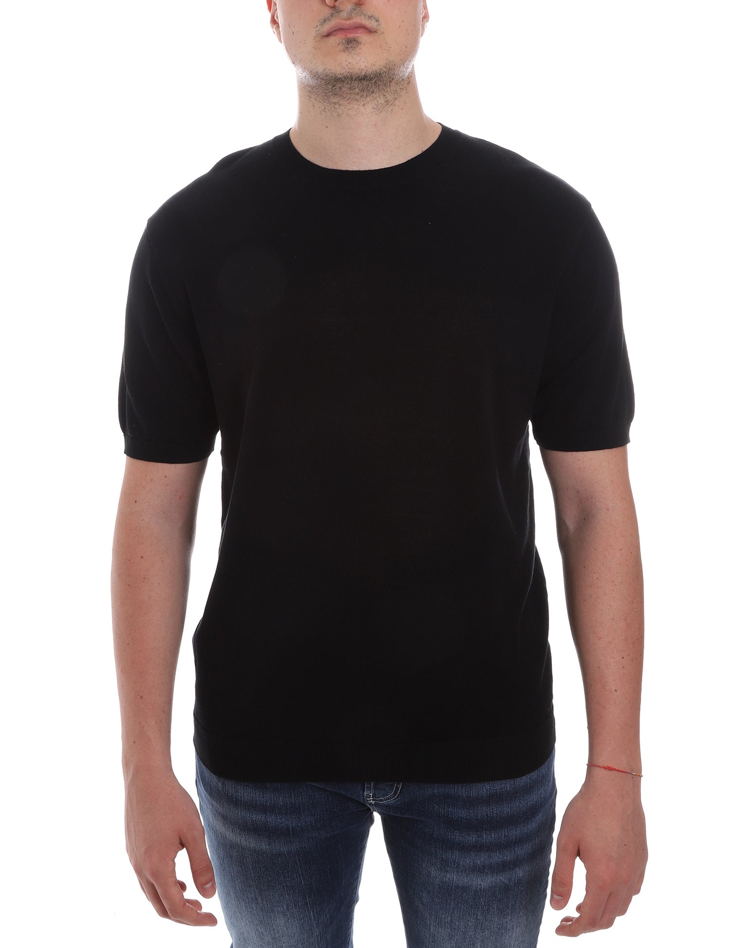 T-shirt Nero Borgoni Milano