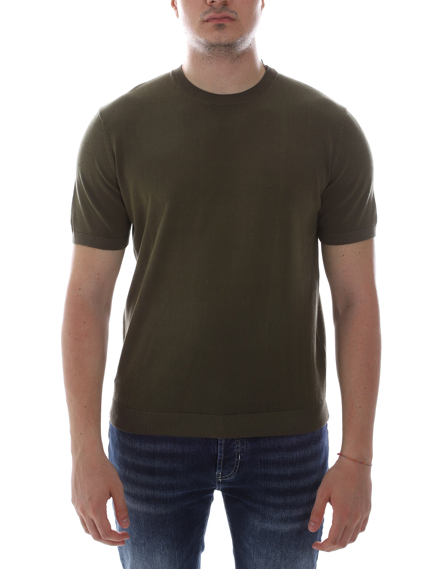 T-shirt Verde Borgoni Milano