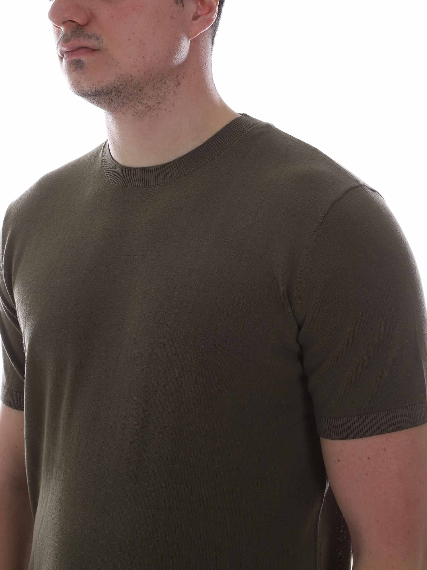 T-shirt Verde Borgoni Milano