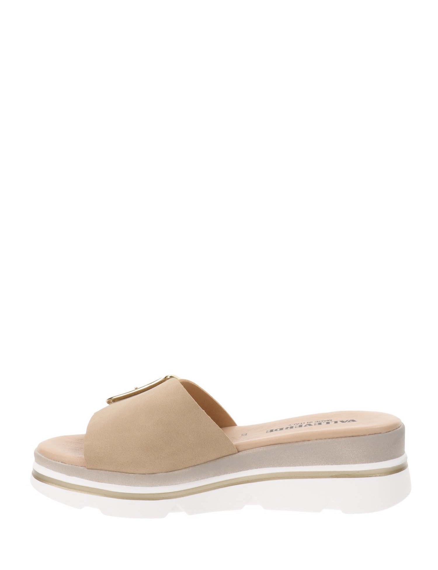 Sandali zeppa Beige Valleverde