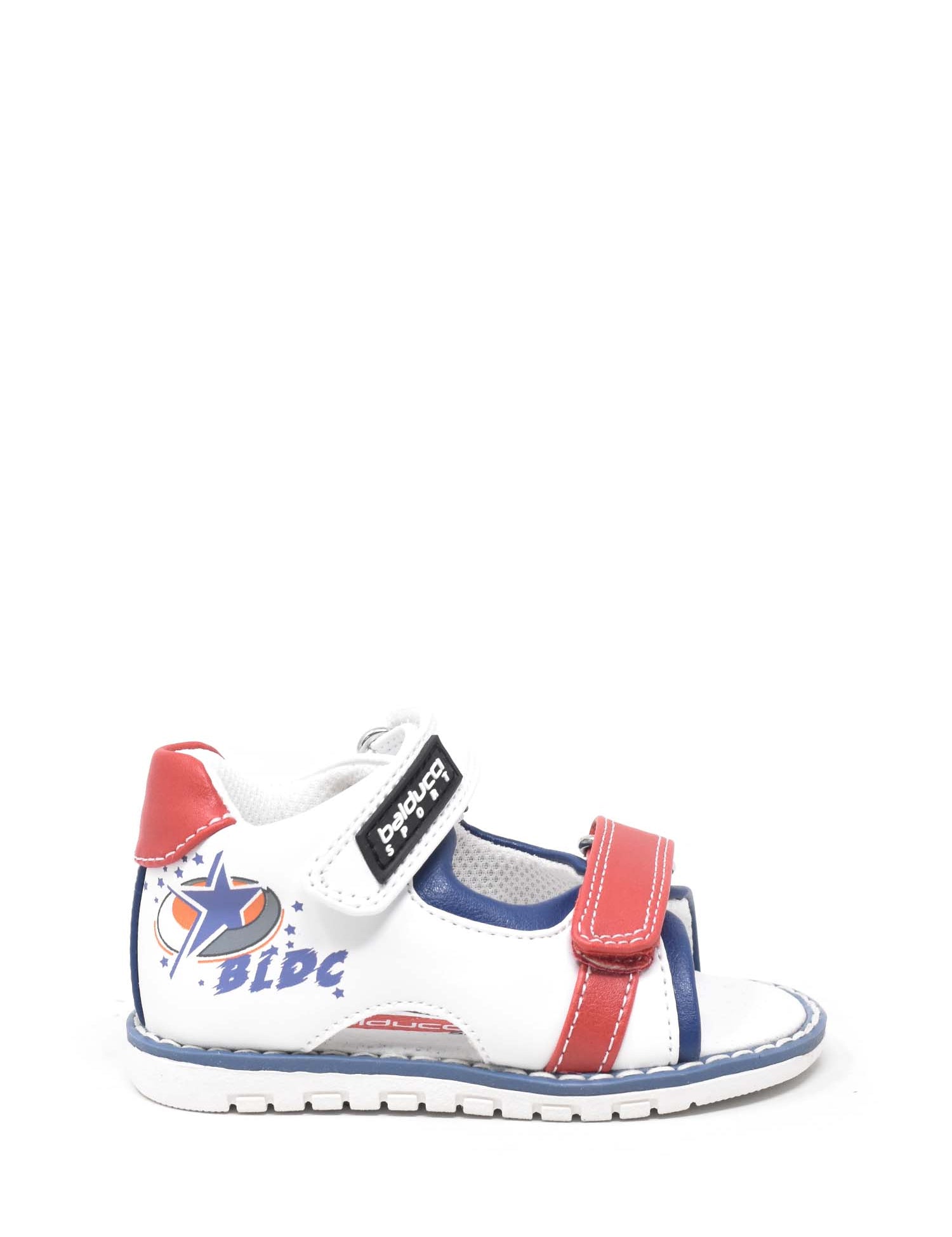 Sandali con strappi Bianco Blu Balducci