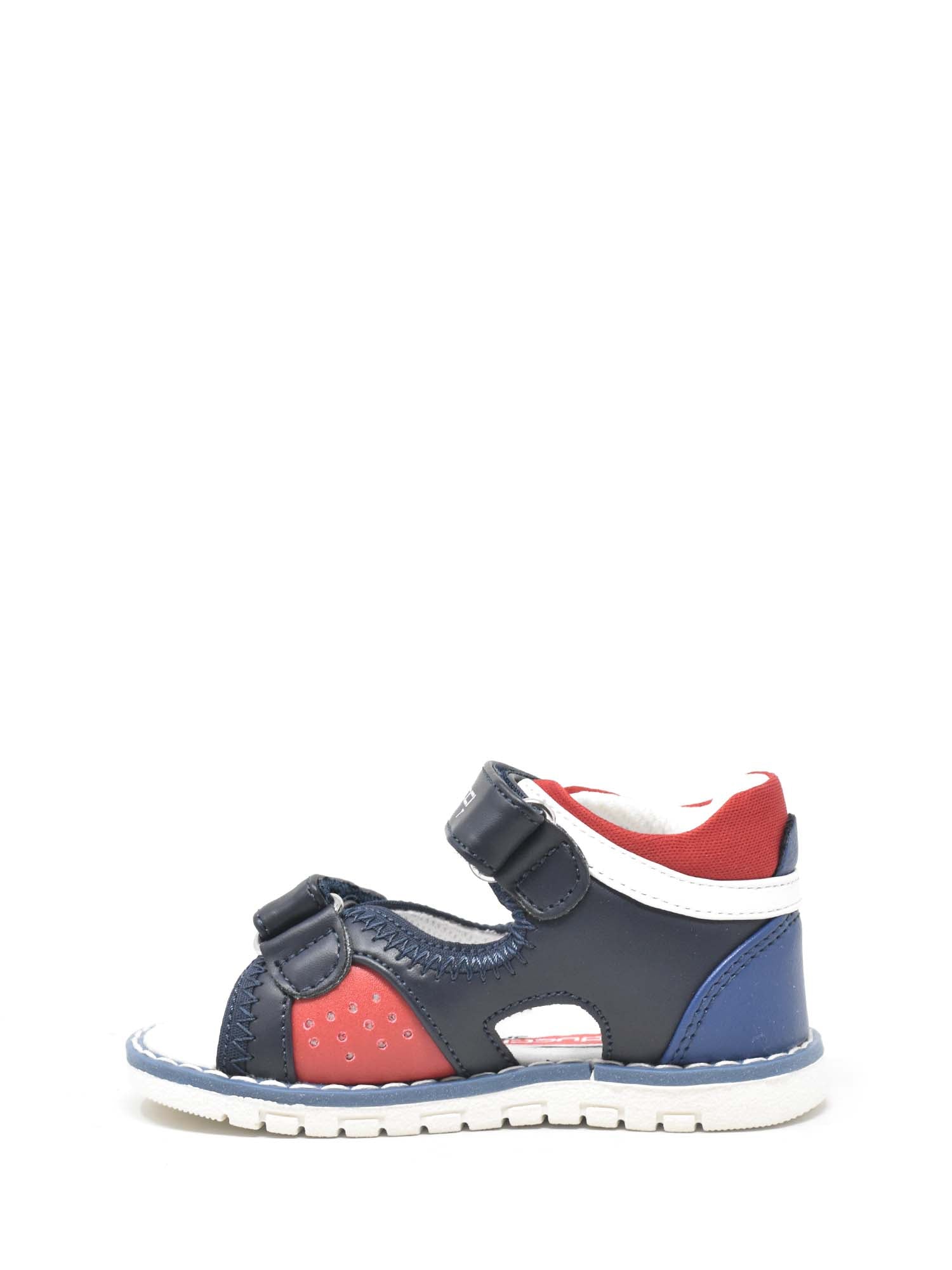 Sandali con strappi Blu Balducci