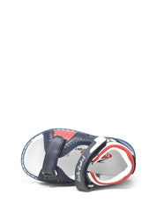 Sandali con strappi Blu Balducci